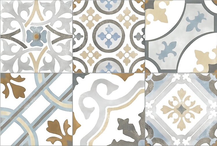 Настенная плита GlobalTile Emotion _ 27x40 пэчворк