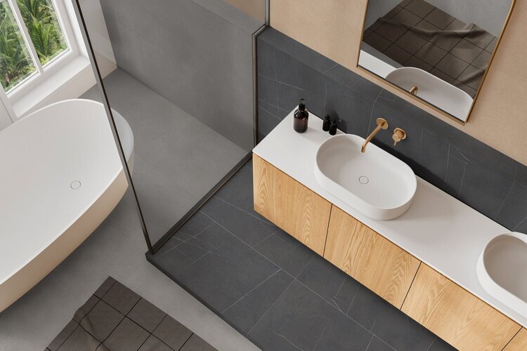 Керамогранит GlobalTile Nylo_GT Черный 60x120